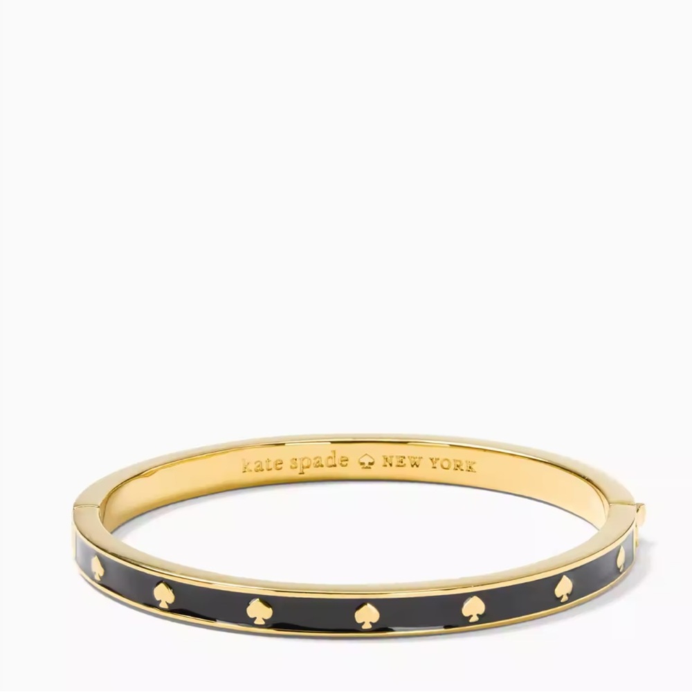 Kate Spade - Spot The Spade Enamel Hinged Bangle NWT